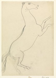 Caballo rampante sin crines de Leo Gestel