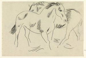 Dos caballos de Leo Gestel