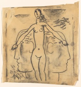 Weiblicher Akt de Leo Gestel