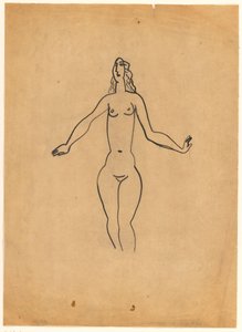 Weiblicher Akt de Leo Gestel