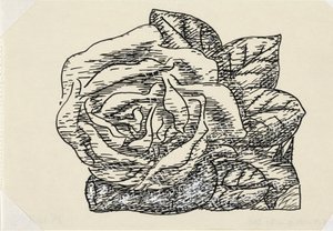Sin título (rosa)
Viñeta para la biografía de Gestel por Porf. W. van der Pluym de Leo Gestel