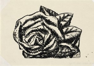 Sin título (rosa)
Viñeta para la biografía de Gestel por el Prof. W. van der Pluym de Leo Gestel
