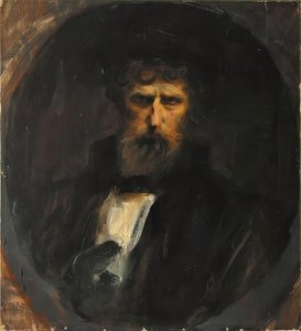 Autorretrato de Leo Samberger