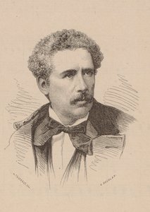 Retrato del compositor Olivier Métra 1830-1889 de Leon Alexandre Tourfaut