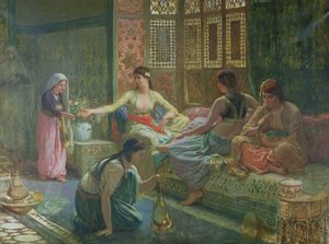 Interior de un harén, c.1865