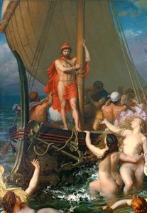 Ulises y las sirenas (detalle)