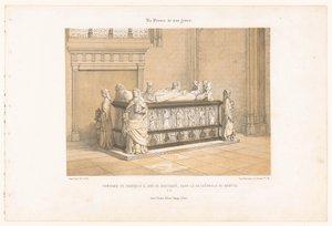 La historia de Francisco II de Bretaña en la ciudad de Nantes
Tumba de Francisco II, duque de Bretaña, en la catedral de Nantes (título en el objeto)
Hedendaags Frankrijk (título de la serie)
La France de nos jours (título de la serie en el objeto) de Leon Auguste Asselineau