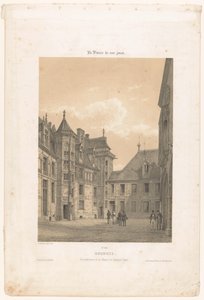 Vista del patio del Palacio Jacques-Coeur en Bourges
Bourges. Vue intérieure de la maison de Jacques Coeur (título en el objeto)
Francia contemporánea (título de la serie)
La France de nos jours (título de la serie en el objeto) de Leon Auguste Asselineau