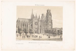 Vista de la Catedral de Orleans (Norte de África)
Cara norte de la catedral de Orleans (título en el objeto)
Hedendaags Frankrijk (título de la serie)
La France de nos jours (título de la serie en el objeto)
