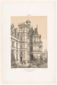 Vista de parte del castillo de Angers
Angers. Palais des ducs d