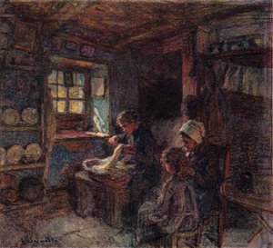 Les Dentellières, c1888 de Leon Augustin Lhermitte
