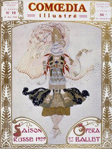 Bailarina de Ballets Rusos por Bakst, 
