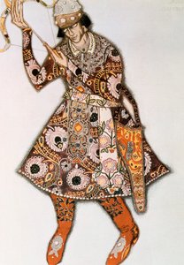 Diseño de vestuario para un ballet de Igor Stravinsky, 1913 de Leon Bakst