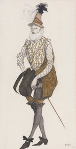 Diseño de vestuario para el ballet La Bella Durmiente de P. Tchaikovsky de Leon Bakst