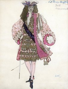Diseño de vestuario para el ballet La Bella Durmiente de P. Tchaikovsky