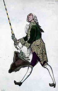 Vestuario para Rinaldo, de Las Damas de Buen Humor de Leon Bakst