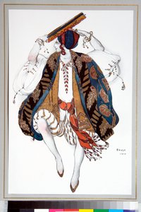 Traje ""Bailarina judía"" diseñado por Leon Bakst (1866-1924) para el ballet ""Cleopatre"" de los Ballets Russes de Leon Bakst