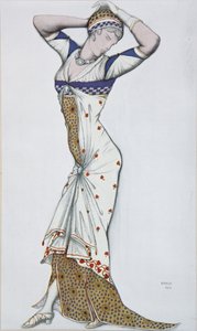 Diseño de un vestido moderno, 1910s de Leon Bakst