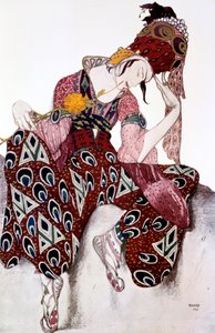 Iskander, diseño de vestuario para el ballet La Peri música de Paul Dukas, c1913 de Leon Bakst