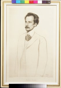 Retrato del Poeta Andrei Bely (Andre Biely) (1880-1934)