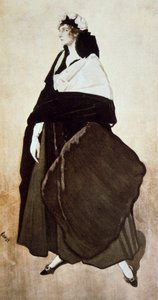 Retrato de la bailarina y mecenas Ida Rubinstein, 1921 de Leon Bakst