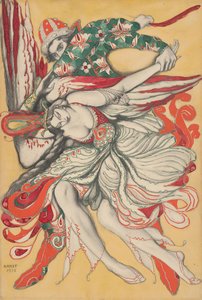 Diseño de cartel para el ballet El pájaro de fuego (L