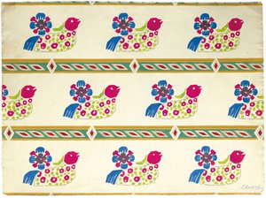 Diseño textil, principios del siglo XX de Leon Bakst