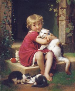 Su mascota favorita, 1867 de Leon Bazile Perrault