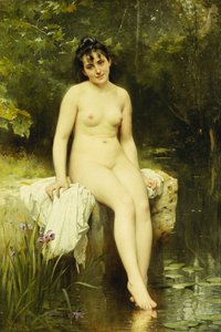 El bañista de Leon Bazile Perrault