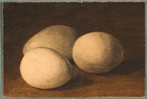 Drei Eier (Trois oeufs) de Léon Bonvin