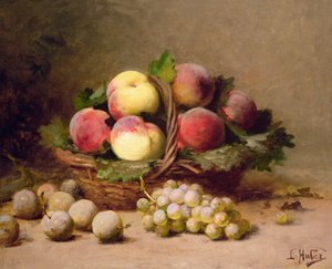 Naturaleza muerta de frutas de Leon Charles Huber