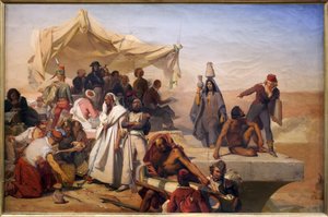 La expedición de Egipto bajo las órdenes de Bonaparte (Napoleón) de Léon Cogniet