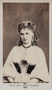 Retrato de Christine Nilsson 1843-1921 de Leon Cremiere