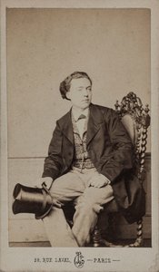 Retrato del compositor Louis Diémer 1843-1919, c. 1875 de Leon Cremiere