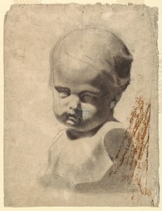 Dibujo, Estudio de busto de niño (a partir de un molde de escayola), 1881-92 de Leon Dabo