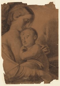 Madonna y el niño de Leon Dabo