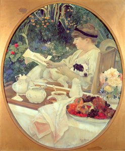 Té en el Jardín, 1910