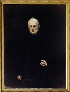 Retrato de Adolphe Thiers (1797-1877) Presidente de la República Pintura de Leon Joseph Bonat (1833-1922) Siglo XIX Dim. 1,15x0,92 m. de Leon Joseph Florentin Bonnat