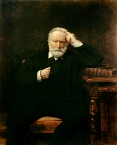 Retrato del escritor francés Victor Hugo (1802-1885)