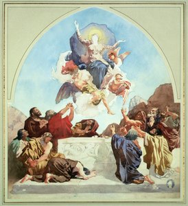 Estudio para La Asunción de la Virgen de Leon Joseph Florentin Bonnat
