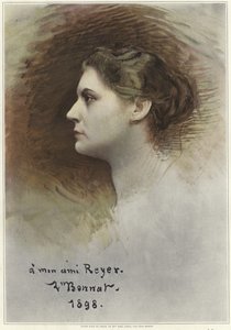 Estudio para un perfil de Rose Caron de Leon Joseph Florentin Bonnat