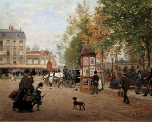 La Place de la Gare en Nancy en 1887