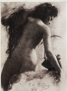 Boceto (espalda femenina) por Le Bègue en 