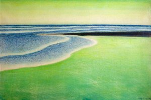 Paisaje marino verde de Leon Spilliaert