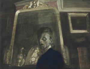 Autorretrato ante el espejo, 1908