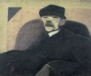 El hombre de la oreja roja, Retrato de Gorki de Leon Spilliaert