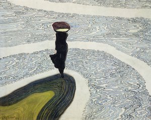 Mujer en la orilla