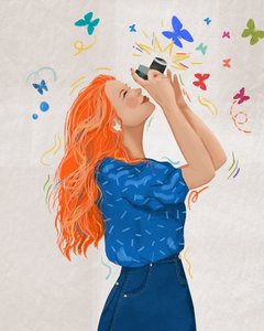Dancing Wings, 2025 (digital)