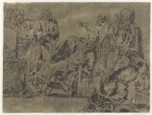 Cristo ante el Sumo Sacerdote de Leonaert Bramer