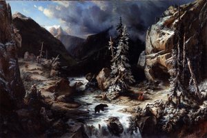 Vista tomada en el camino hacia la Maladeta de Leonard Alexis Dalige de Fontenay